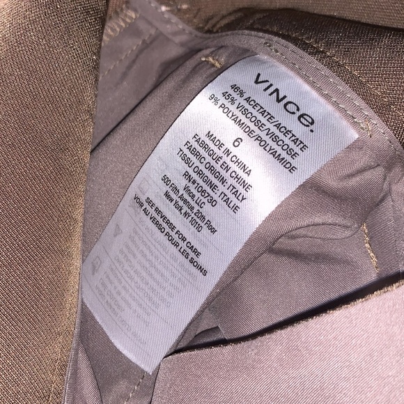 NWT Vince - High Waist Belted Tapered Pants, Size 6 - Picture 15 of 16